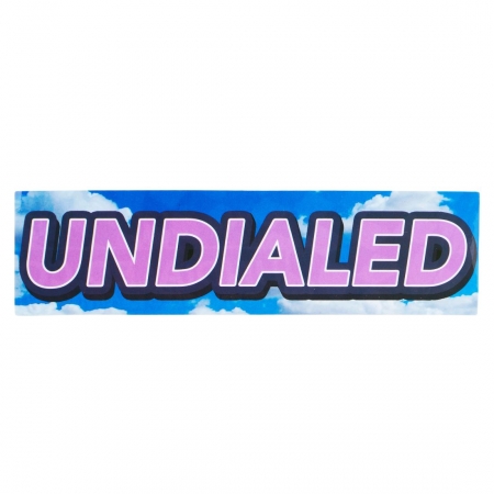Наклейка Undialed Logo Sky