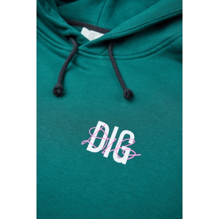 Толстовка DIG Pocket logo Green